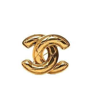 Chanel Cc Logo Brooch Metal #246998C11B